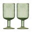 Набор бокалов для вина Liberty Jones Flowi, 410 мл, зеленые, 2 шт.