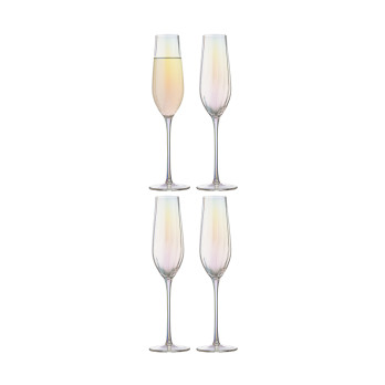 Набор бокалов для шампанского Liberty Jones Gemma Opal, 225 мл, 4 шт.