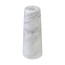 Подсвечник Liberty Jones Marm, 15 см, белый мрамор
