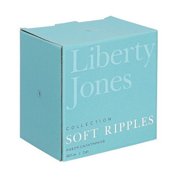Набор салатников Liberty Jones Soft Ripples, 16 см, белый глянцевый, 2 шт.