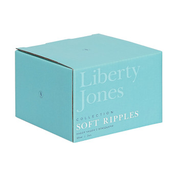 Набор чайных пар Liberty Jones Soft Ripples Dual Glazing, 125 мл, белый матовый, 2 шт.
