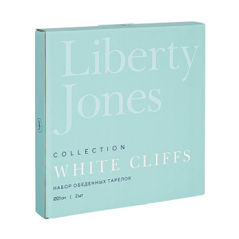 Набор обеденных тарелок Liberty Jones White Cliffs, 21 см, 2 шт.