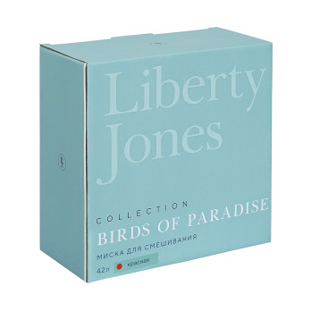 Миска для смешивания Liberty Jones Birds of Paradise, 4,2 л, красная
