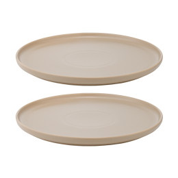 Набор из двух тарелок Tkano Essential, 25 см, бежевый