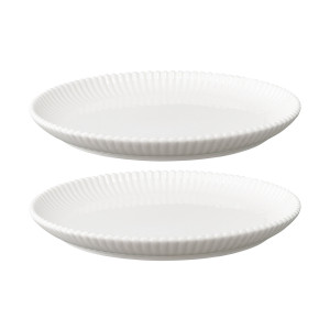 Набор из двух тарелок Tkano Kitchen Spirit, белый, 21 см