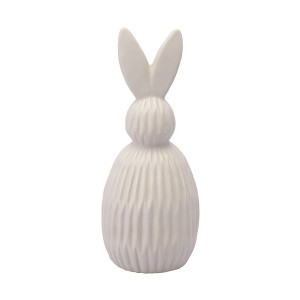 Декор из фарфора Tkano Essential Trendy Bunny, 9,2х9,2x22,6 см, бежевый
