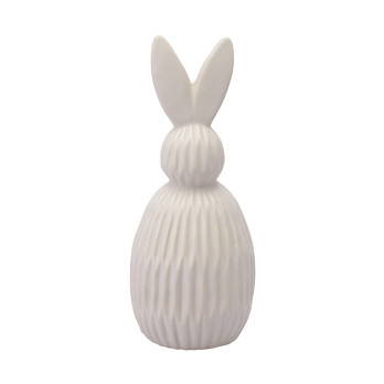 Декор из фарфора Tkano Essential Trendy Bunny, 9,2х9,2x22,6 см, бежевый