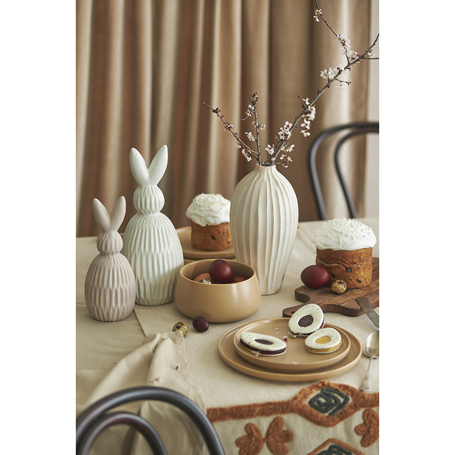 Декор из фарфора Tkano Essential Trendy Bunny, 9,2х9,2x22,6 см, белый  TK24-DEC-RA0003 от Tkano за 1 690 руб. Купить на liberty-jones.ru