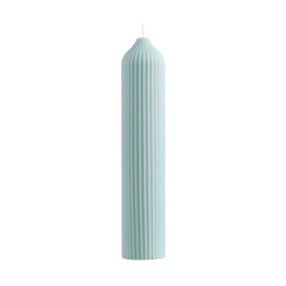 Свеча декоративная мятного цвета из коллекции edge, 25,5 см