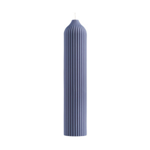 Свеча декоративная Tkano Edge, 25,5 см, синяя