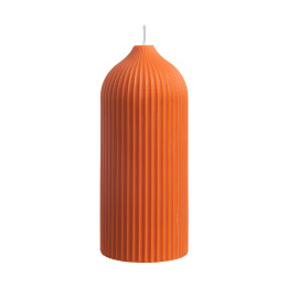 Свеча декоративная оранжевого цвета из коллекции edge, 16,5см