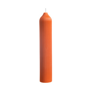 Свеча декоративная Tkano Edge, 25,5 см, оранжевая