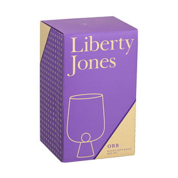 Бокал для вина Liberty Jones Orb, 400 мл, прозрачный/синий