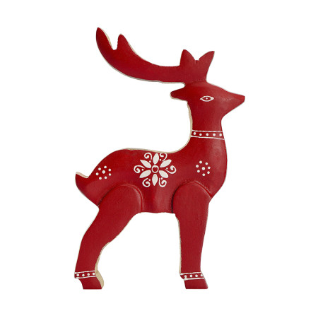 Декор новогодний Tkano New Year Essential Reindeer Rudolph, 20 см